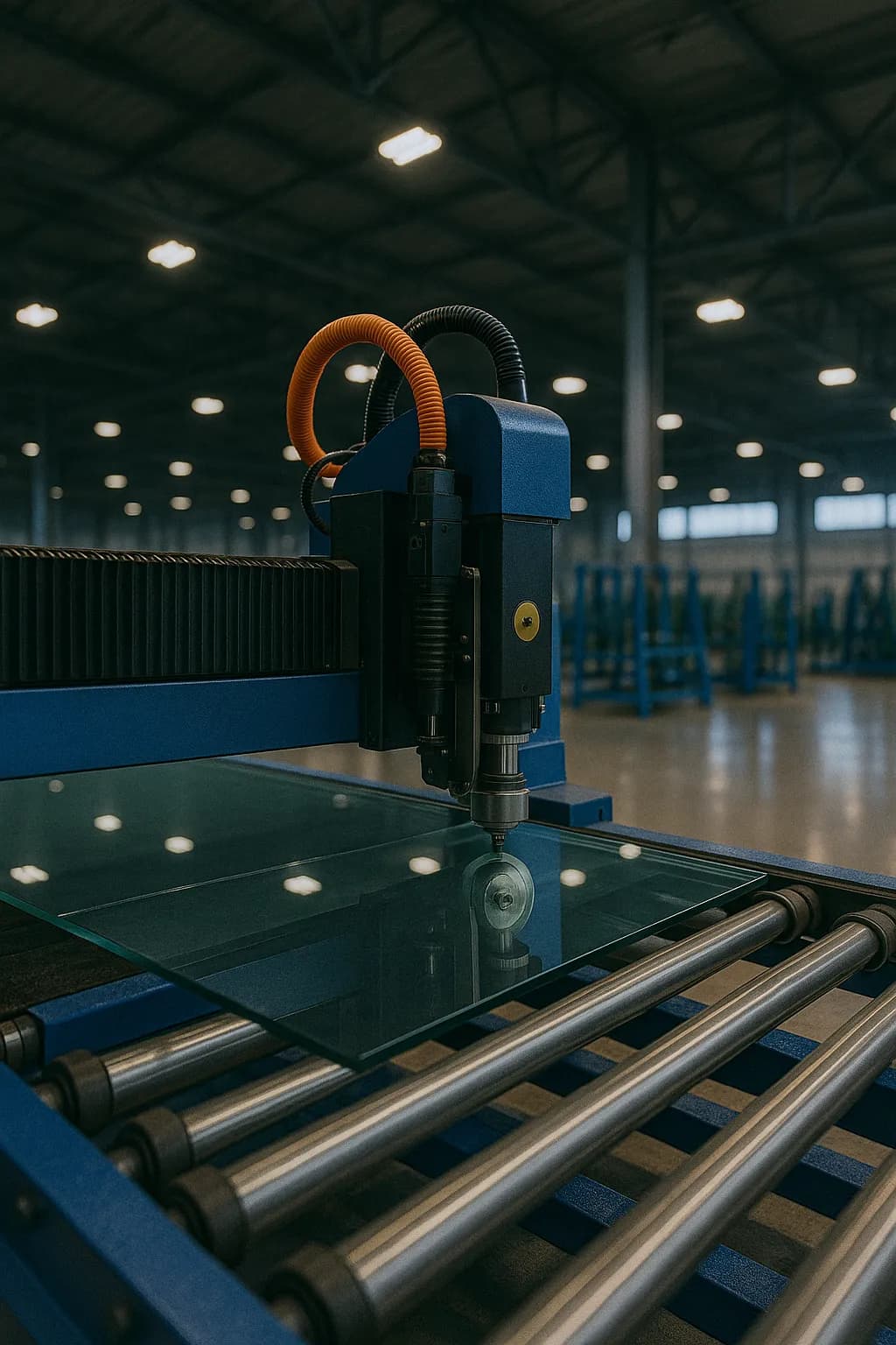 최신 유리 절단 기계